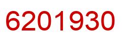 Number 6201930 red image