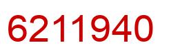 Número 6211940 imagen rojo