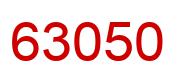 Number 63050 red image