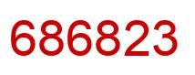 Número 686823 imagen rojo