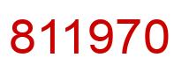 Número 811970 imagen rojo
