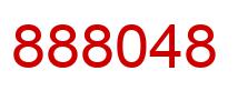 Number 888048 red image