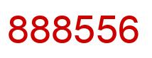Number 888556 red image