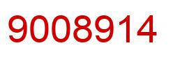 Number 9008914 red image
