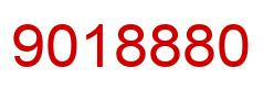 Number 9018880 red image