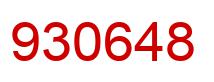 Number 930648 red image
