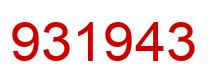 Número 931943 imagen rojo
