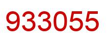 Number 933055 red image