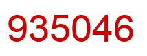 Number 935046 red image