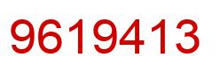 Number 9619413 red image