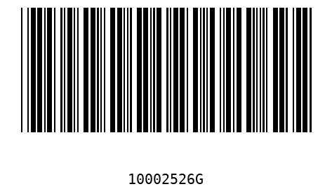 Barcode 10002526
