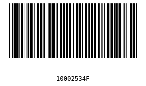 Barcode 10002534