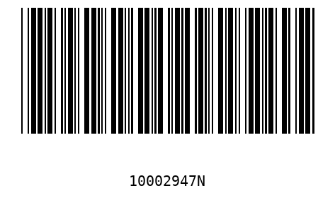 Barcode 10002947