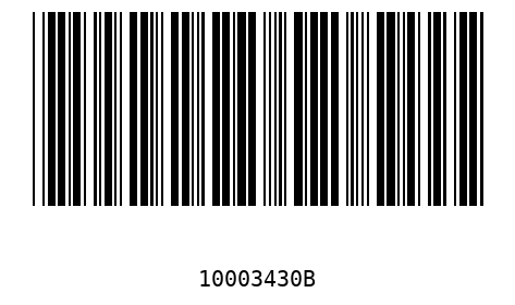 Barcode 10003430