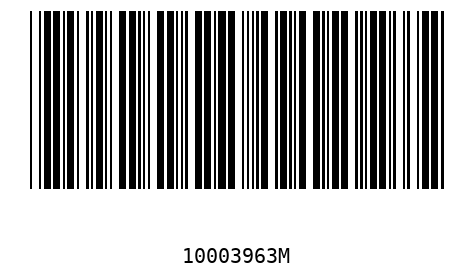 Barcode 10003963