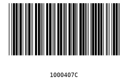 Barcode 1000407