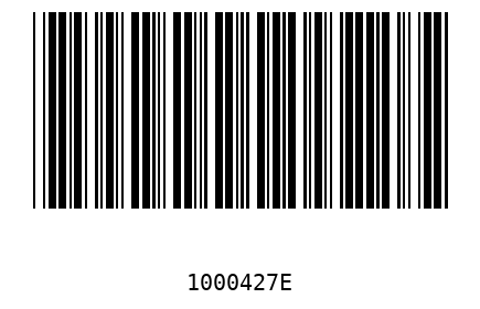 Barcode 1000427