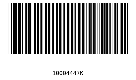 Barcode 10004447