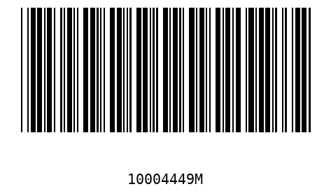 Barcode 10004449