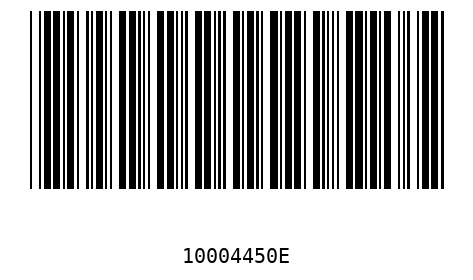 Barcode 10004450