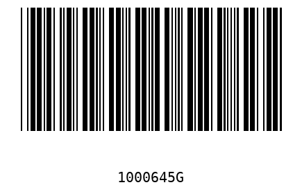 Barcode 1000645