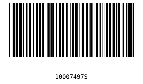 Barcode 10007497