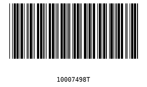 Barcode 10007498