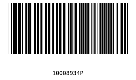 Barcode 10008934