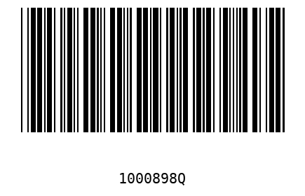 Barcode 1000898