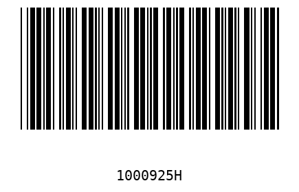 Barcode 1000925