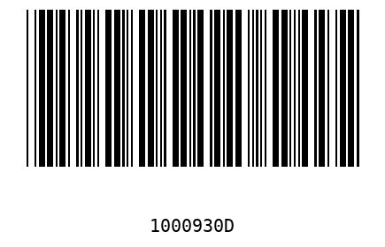 Barcode 1000930