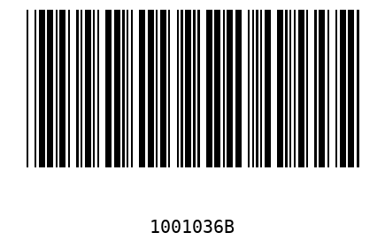 Barcode 1001036