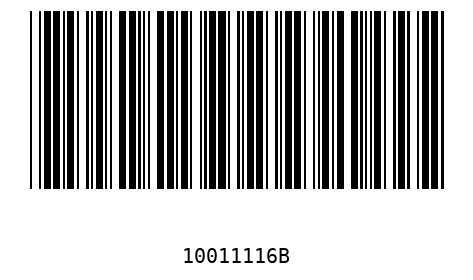 Barcode 10011116
