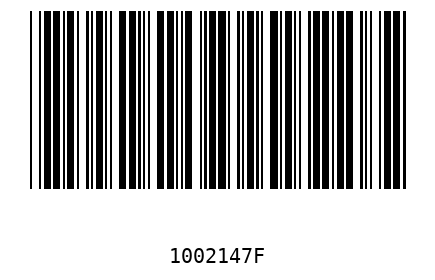 Barcode 1002147