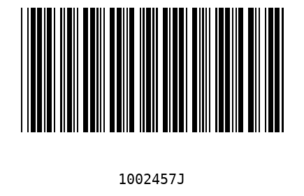 Barcode 1002457