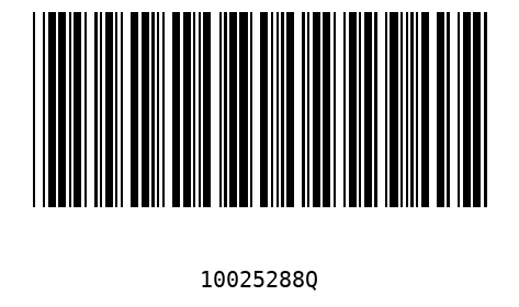 Barcode 10025288