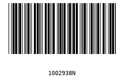 Barcode 1002938