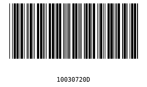Barcode 10030720