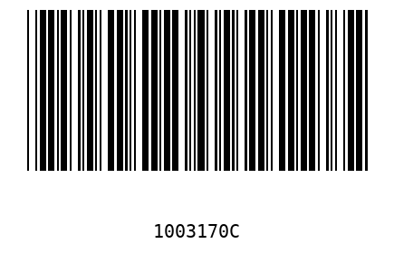 Barcode 1003170