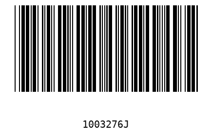 Barcode 1003276