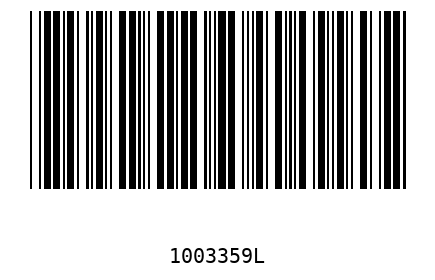 Barcode 1003359