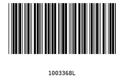 Barcode 1003368