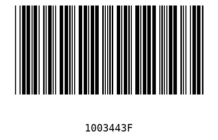 Barcode 1003443