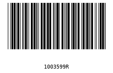 Barra Código 1003599