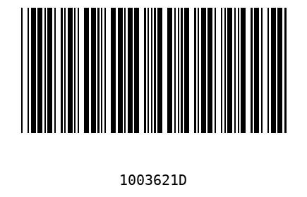 Barcode 1003621