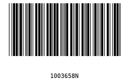 Barra Código 1003658