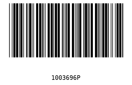 Barcode 1003696