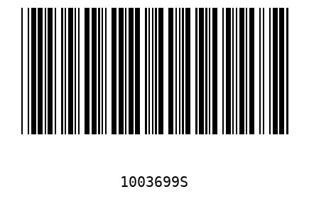 Barcode 1003699