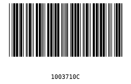 Barcode 1003710
