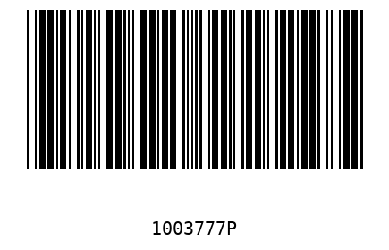 Barcode 1003777